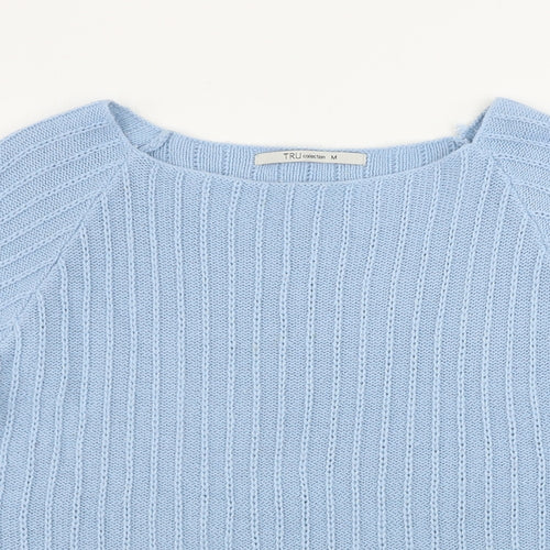 Tru Collection  Womens Blue   Pullover Jumper Size M