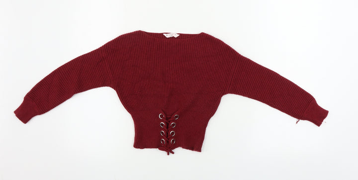 Candy Girls Red Pullover Jumper Size 10 Years