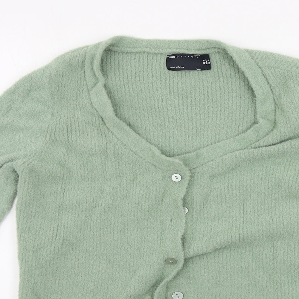 ASOS  Womens Green   Cardigan Jumper Size 12