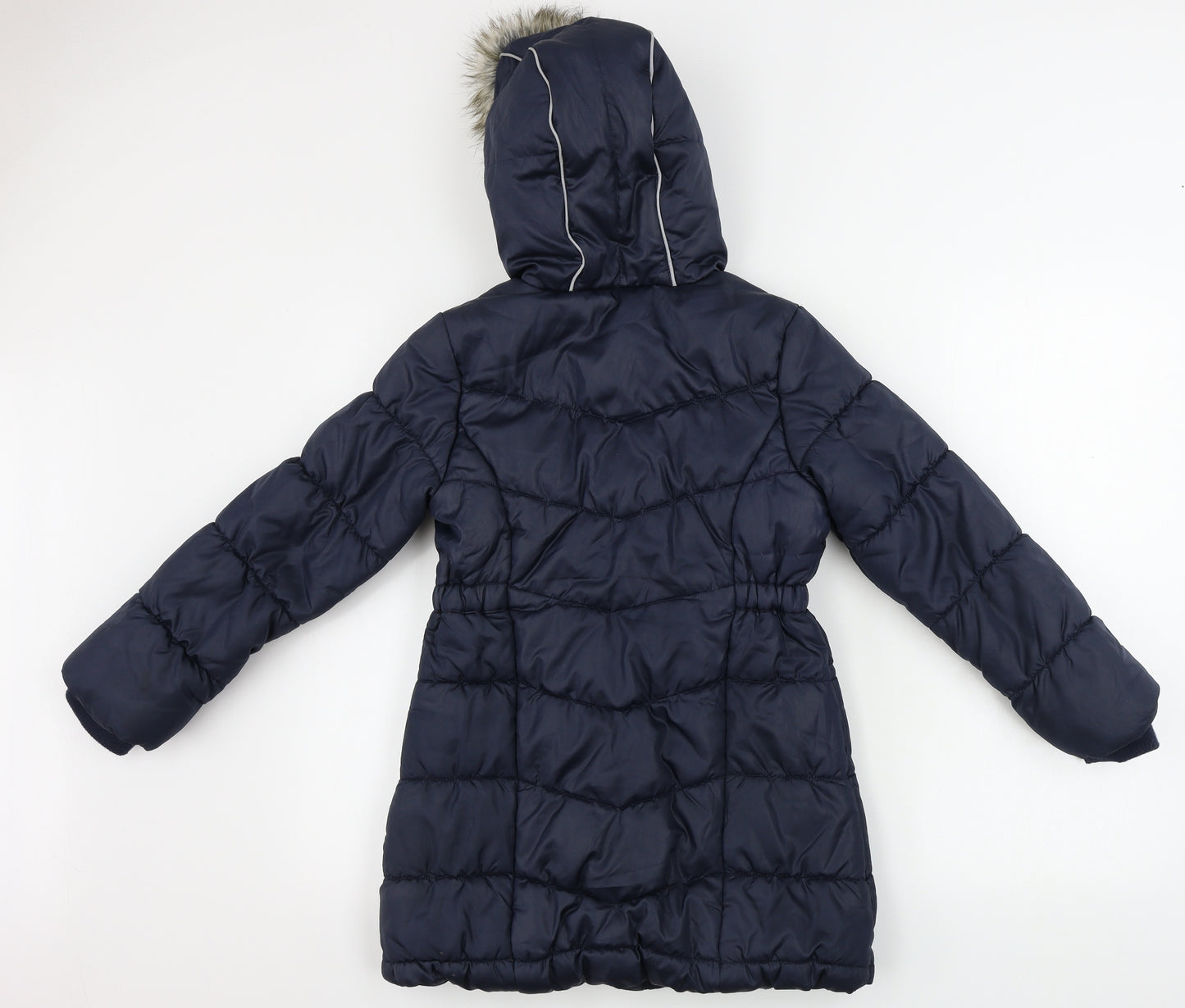 Nutmeg  Girls Blue   Jacket Coat Size 9-10 Years