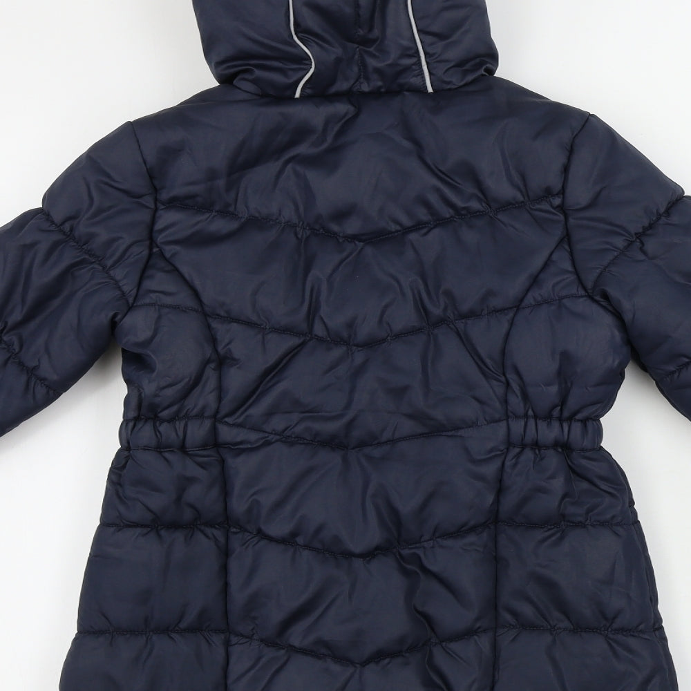 Nutmeg  Girls Blue   Jacket Coat Size 9-10 Years