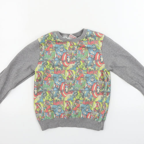 NEXT  Boys Grey   Pullover Jumper Size 6 Years  - MARVEL