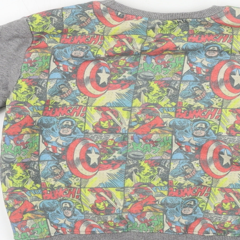 NEXT  Boys Grey   Pullover Jumper Size 6 Years  - MARVEL