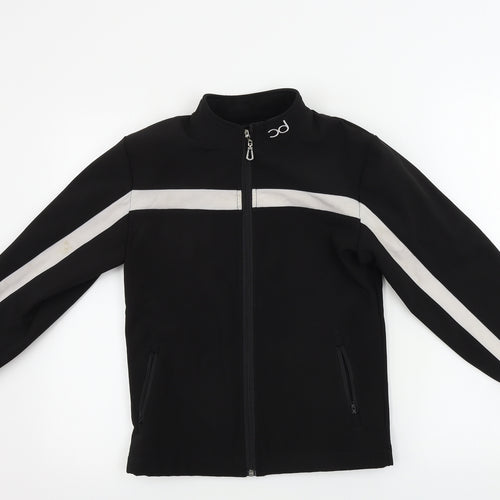 Chinny Dipper  Boys Black   Jacket Coat Size 9-10 Years