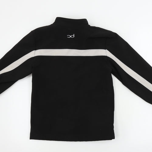 Chinny Dipper  Boys Black   Jacket Coat Size 9-10 Years