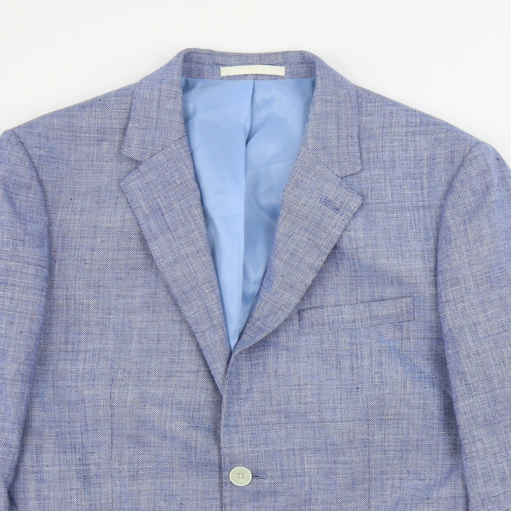 Marks and Spencer  Mens Blue   Jacket Blazer Size 40