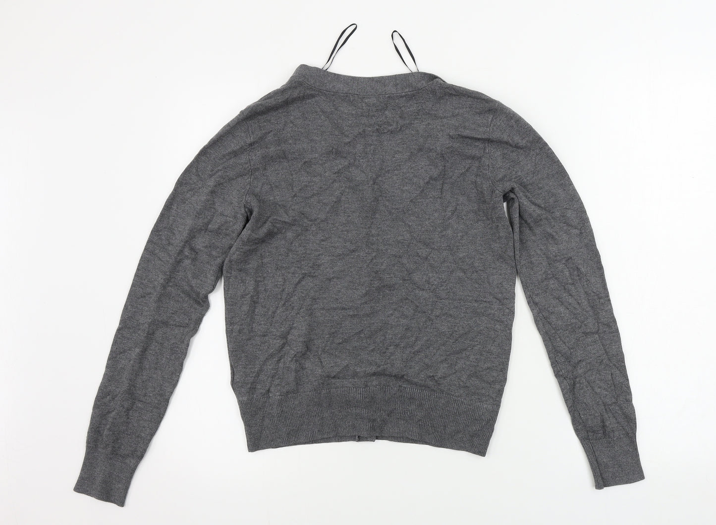 H&M  Womens Grey   Cardigan Jumper Size XS