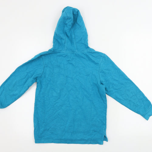 George  Boys Black Houndstooth  Pullover Hoodie Size 8-9 Years