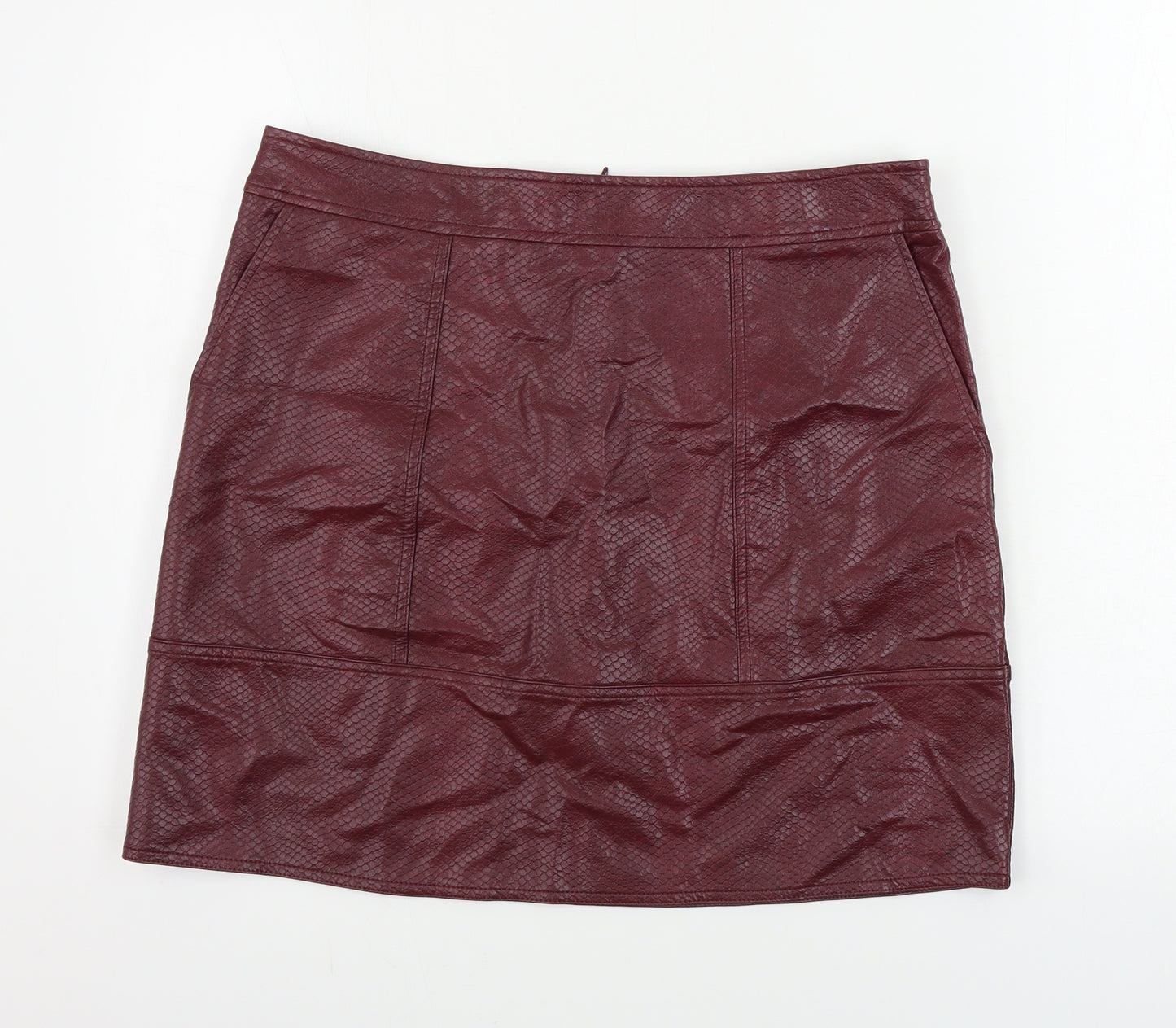 NEXT  Womens Purple Animal Print  A-Line Skirt Size 14