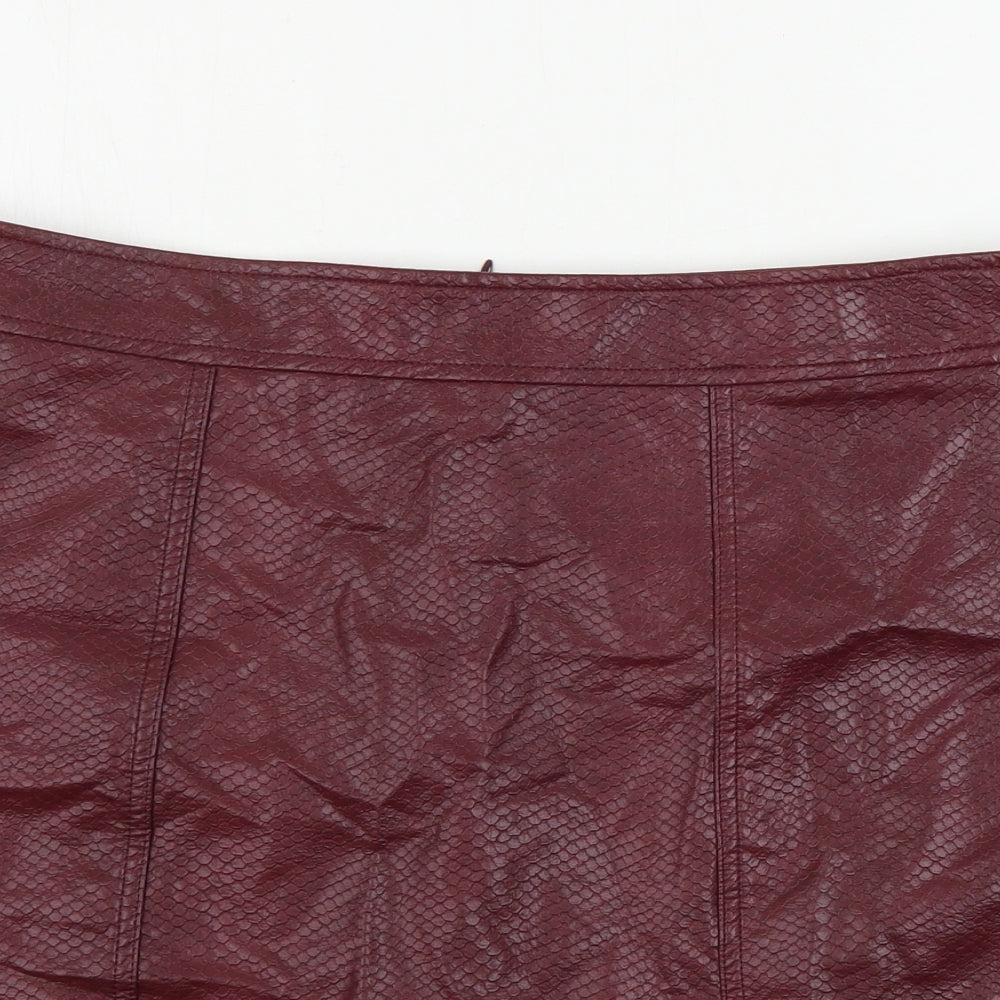 NEXT  Womens Purple Animal Print  A-Line Skirt Size 14
