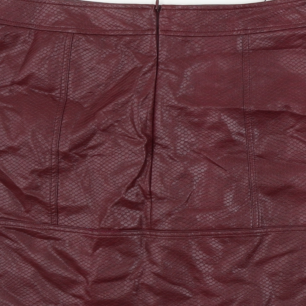NEXT  Womens Purple Animal Print  A-Line Skirt Size 14