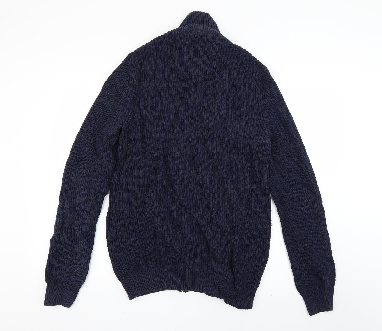 Debenhams Mens Blue   Full Zip Jumper Size S