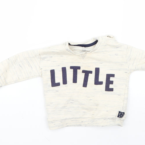 F&F Baby Beige   Pullover Jumper Size 6-9 Months