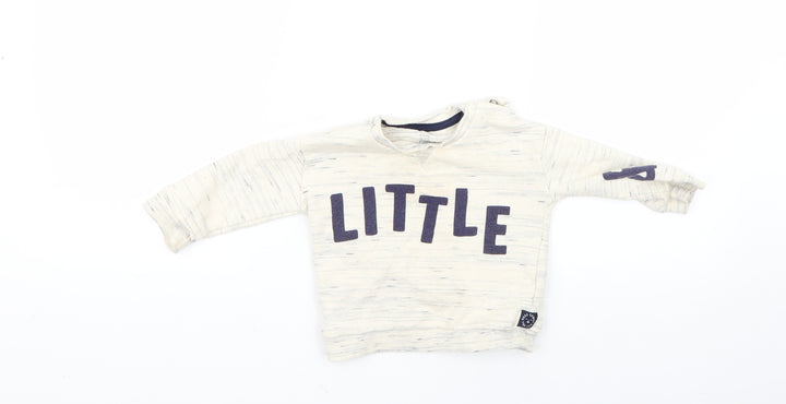 F&F Baby Beige   Pullover Jumper Size 6-9 Months