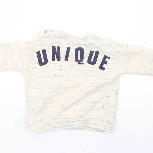 F&F Baby Beige   Pullover Jumper Size 6-9 Months