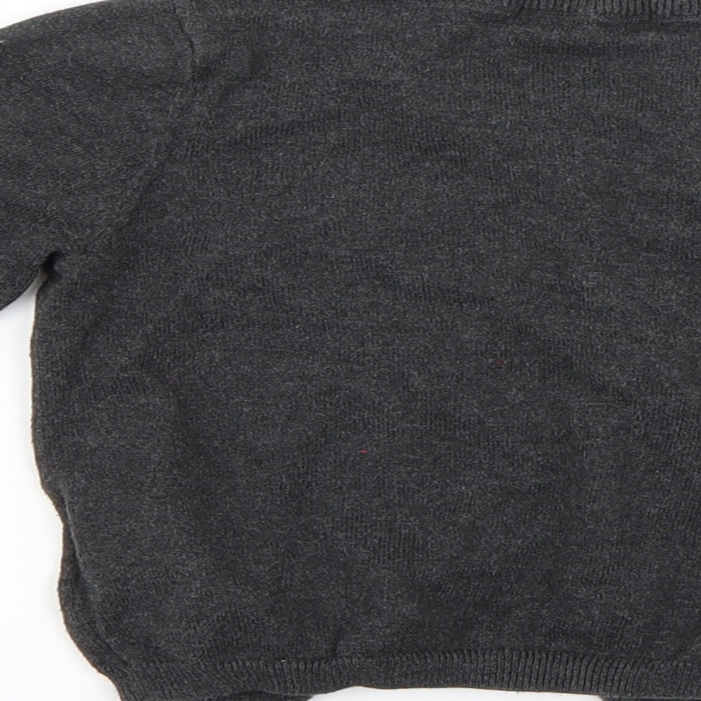H&M Girls Grey   Cape Jumper Size 5-6 Years