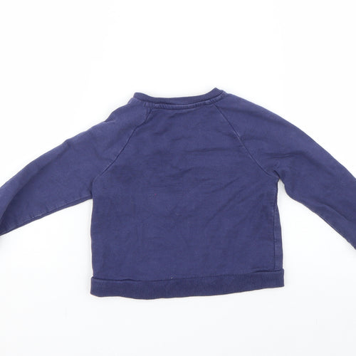 John Lewis Baby Black   Pullover Jumper Size 12-18 Months