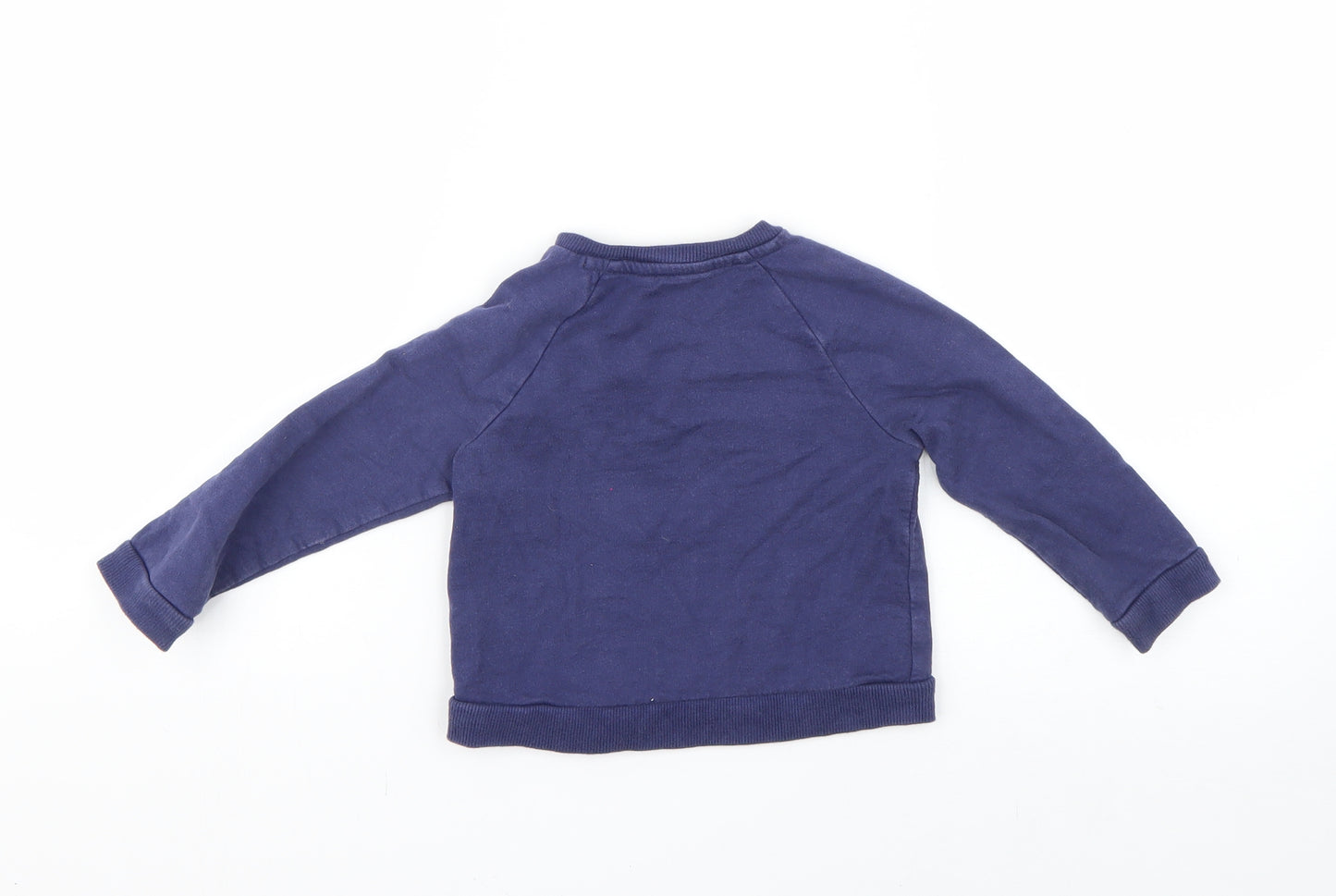 John Lewis Baby Black   Pullover Jumper Size 12-18 Months