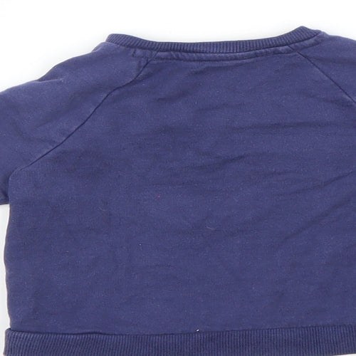 John Lewis Baby Black   Pullover Jumper Size 12-18 Months