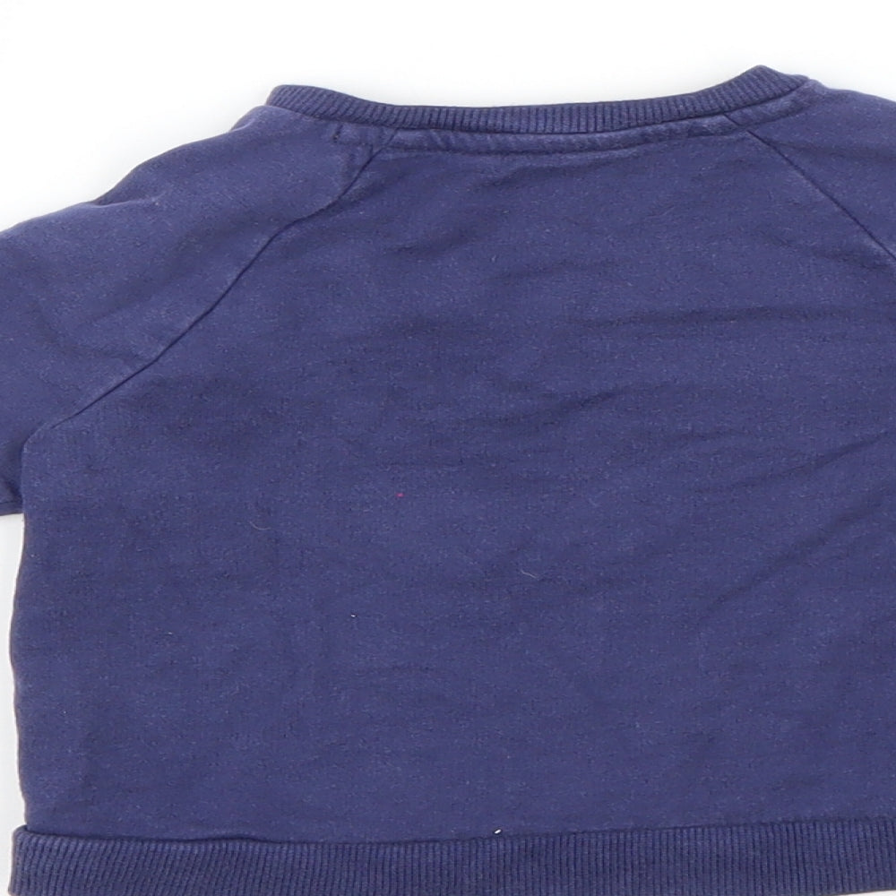John Lewis Baby Black   Pullover Jumper Size 12-18 Months