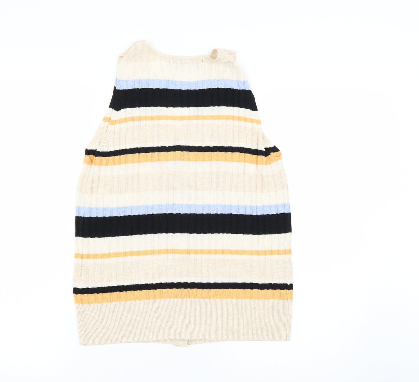 Marks and Spencer Womens Multicoloured Striped  Basic Tank Size 12