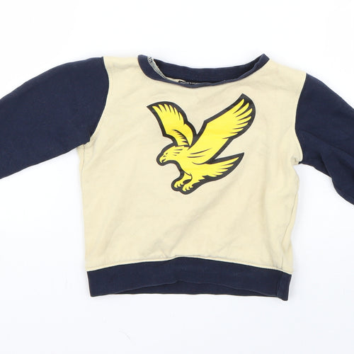 lyle and scott Girls Multicoloured   Pullover Sweatshirt Size 3 Years