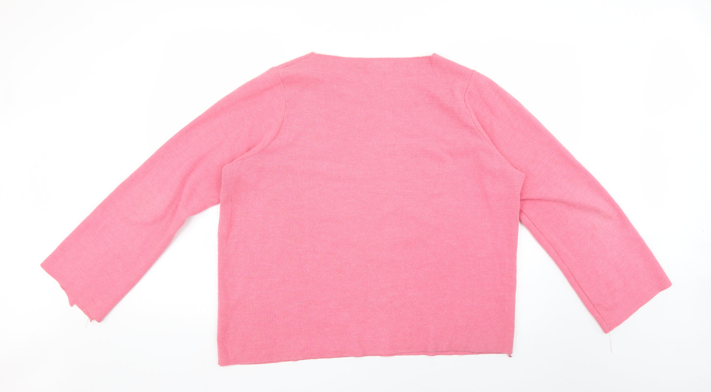 zara trafaluc Womens Pink   Pullover Jumper Size M