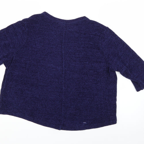 zara trafaluc Womens Blue   Pullover Jumper Size S
