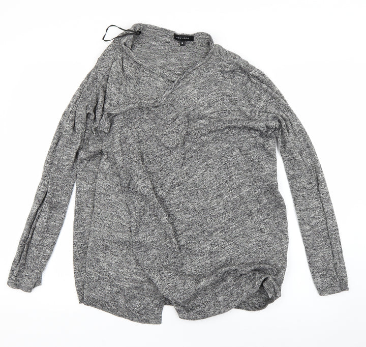 New Look Womens Grey Cardigan Jumper Size 12
