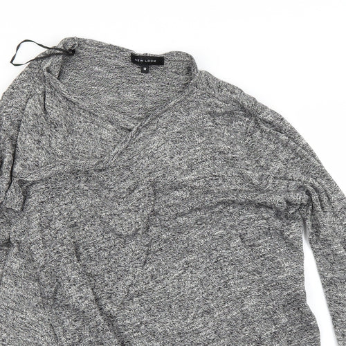 New Look Womens Grey   Cardigan Jumper Size 12