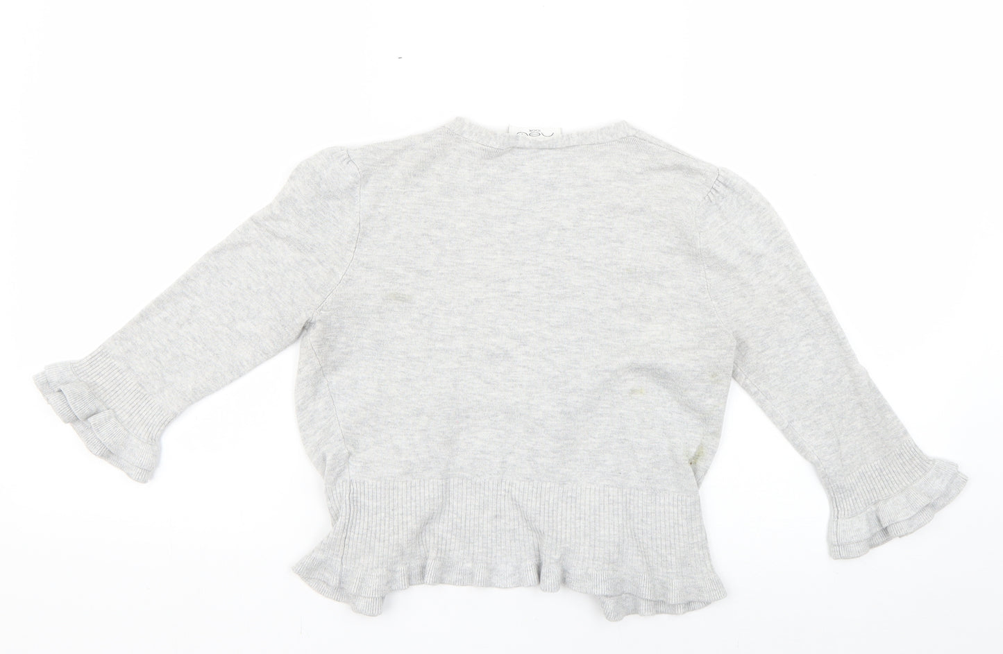 New Look Womens Grey   Cardigan Jumper Size 6
