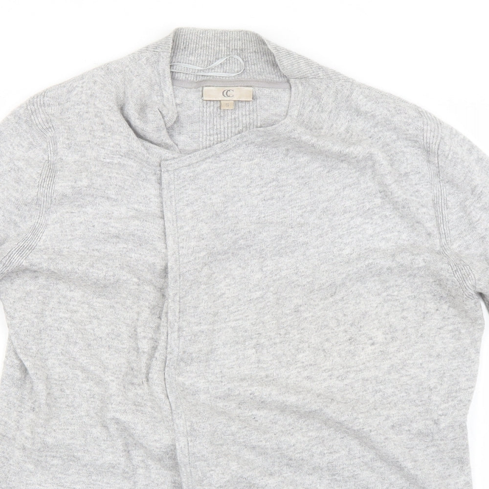cc Womens Grey   Cardigan Jumper Size S