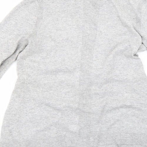 cc Womens Grey   Cardigan Jumper Size S