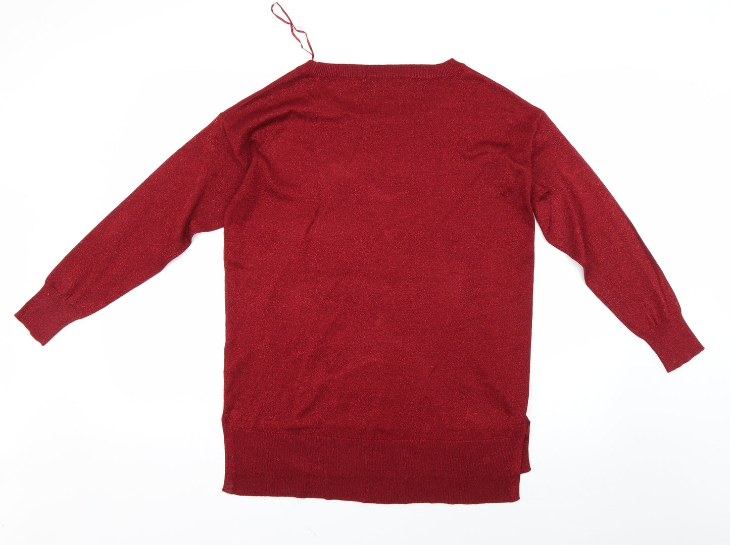 F&F Womens Red   Pullover Jumper Size 10