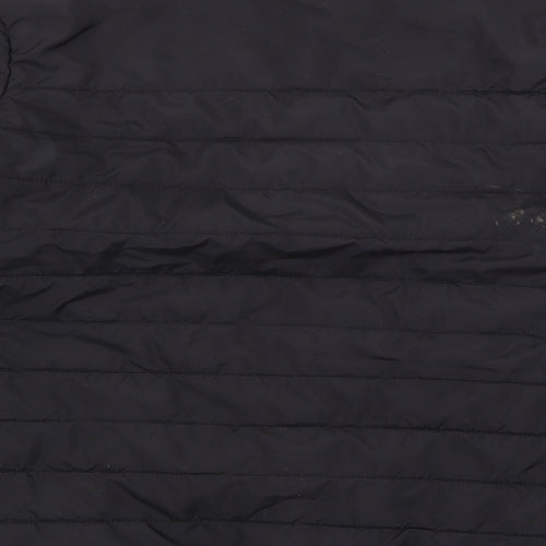 George Mens Black   Puffer Jacket Coat One Size