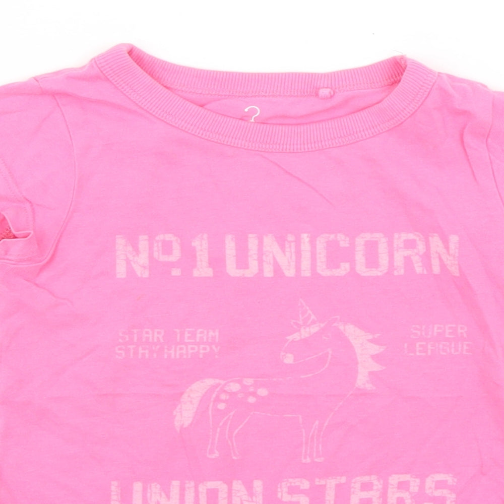 NEXT Girls Pink   Basic T-Shirt Size 3 Years