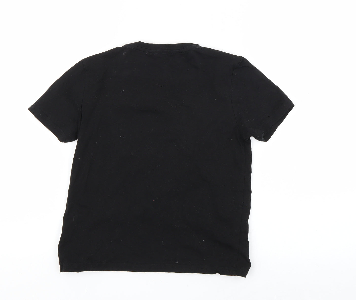 SheIn Boys Black   Basic T-Shirt Size 7 Years