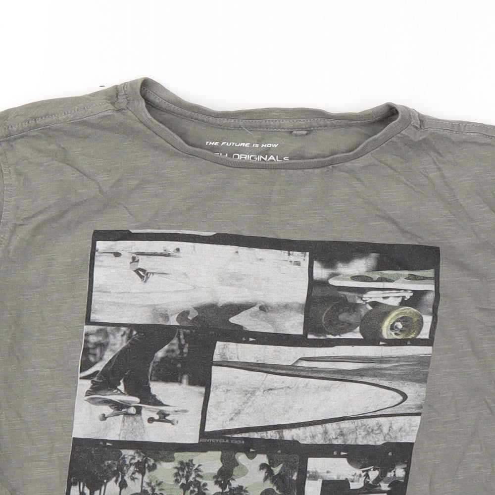 NEXT Boys Green   Basic T-Shirt Size 7 Years