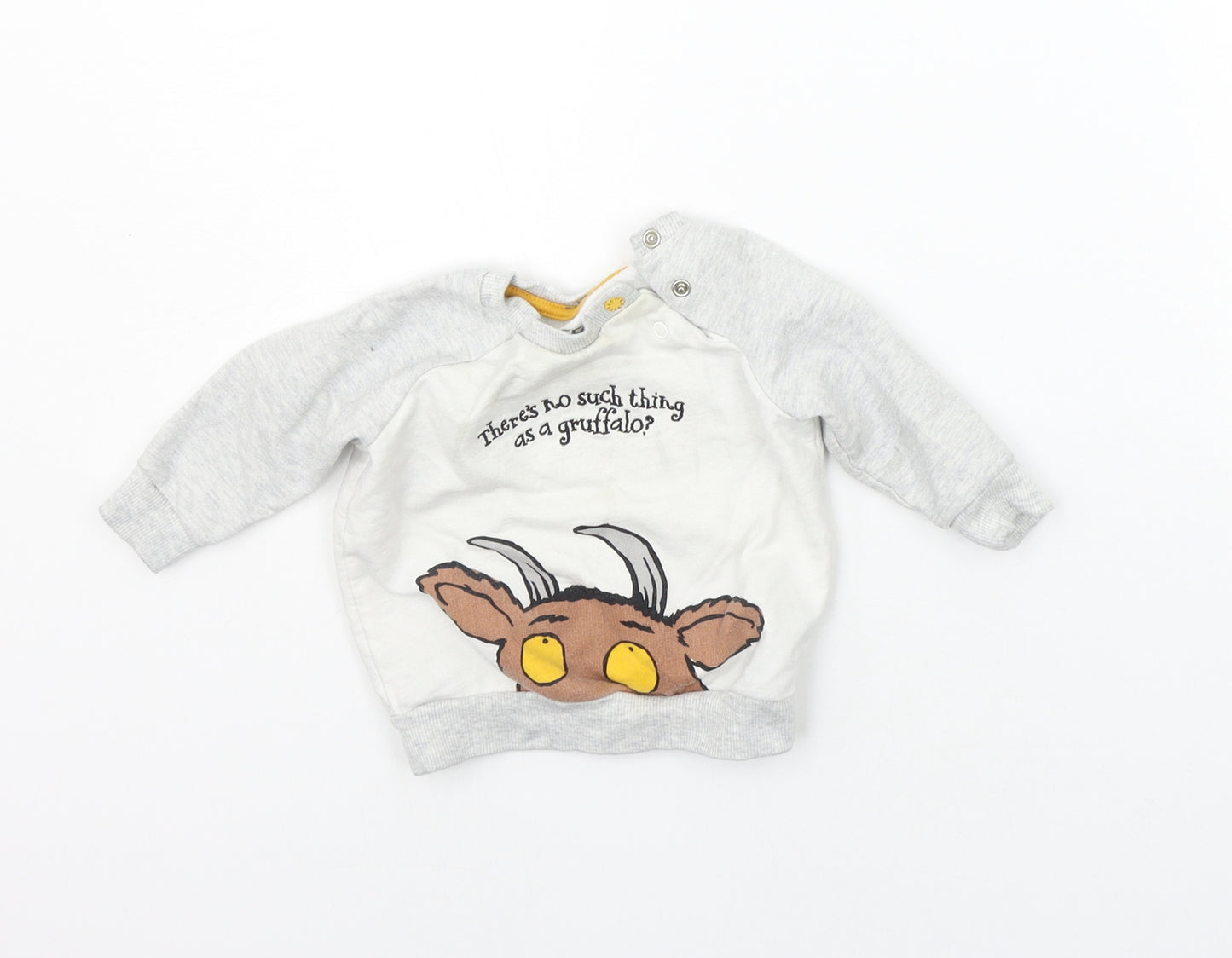 the very group Baby Grey   Pullover Jumper Size 3-6 Months  - THE GRUFFALO