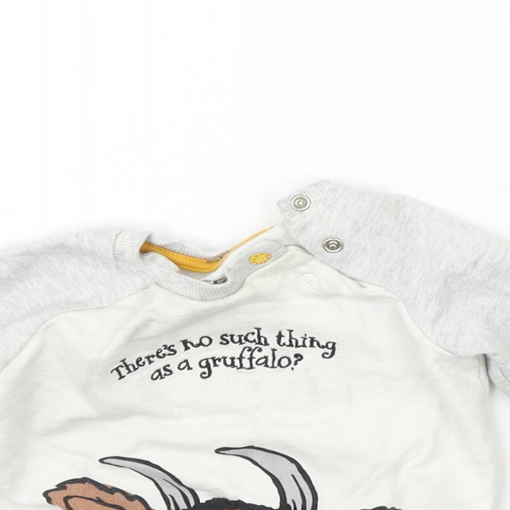 the very group Baby Grey   Pullover Jumper Size 3-6 Months  - THE GRUFFALO