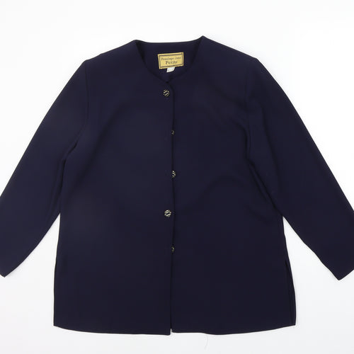 Penelope Jane Womens Blue   Jacket Blazer Size 14
