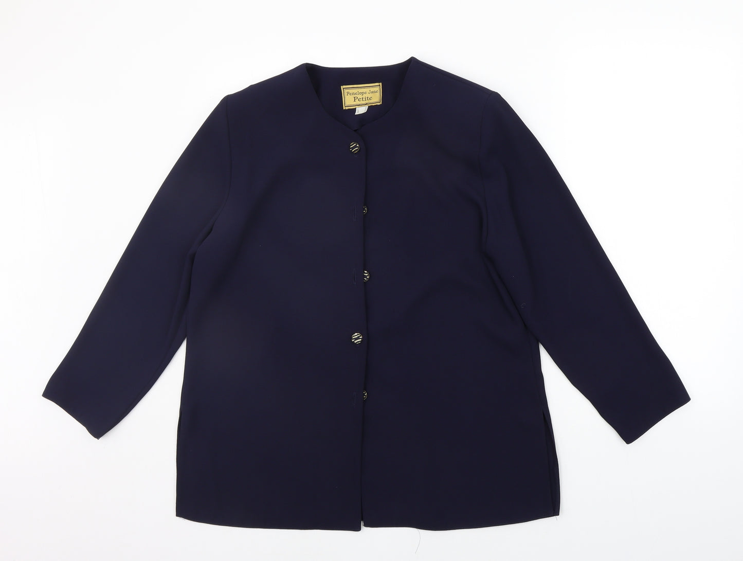 Penelope Jane Womens Blue   Jacket Blazer Size 14