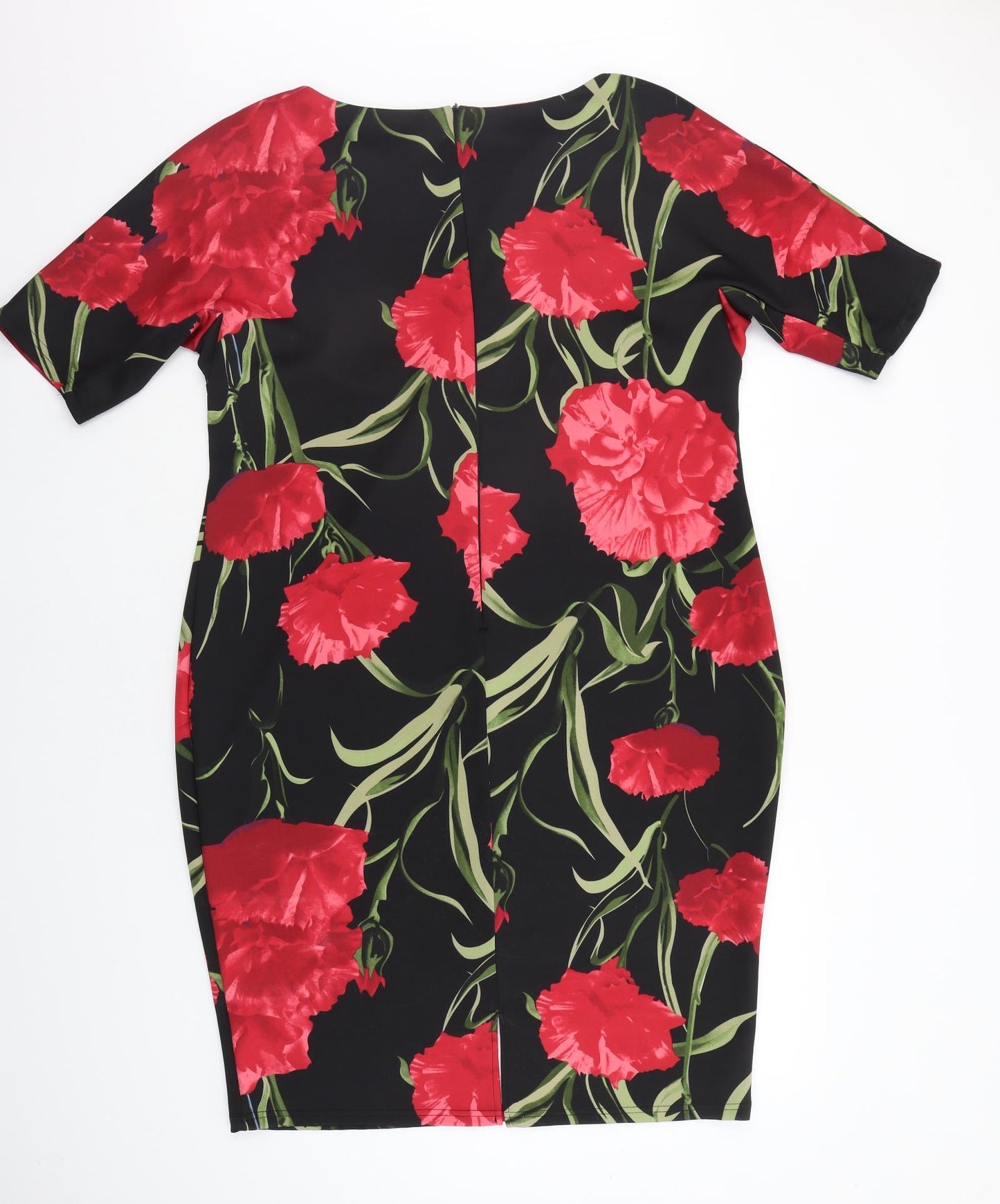 AX Paris Womens Black Floral  A-Line  Size 24