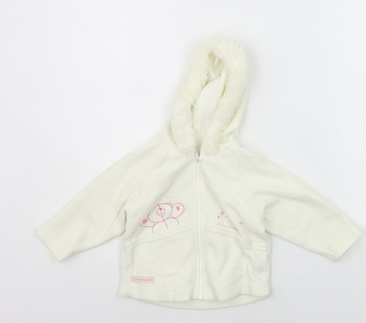 Marks and Spencer Baby White Ikat  Jacket  Size 9-12 Months