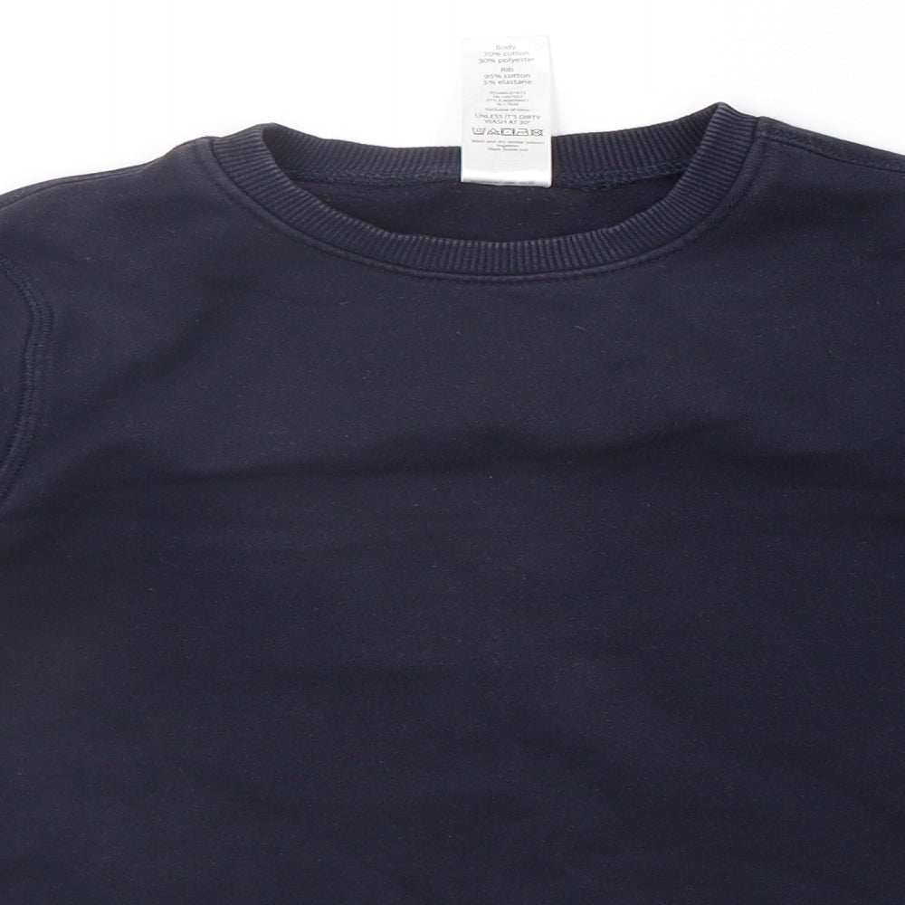 F&F Boys Blue   Pullover Jumper Size 7-8 Years