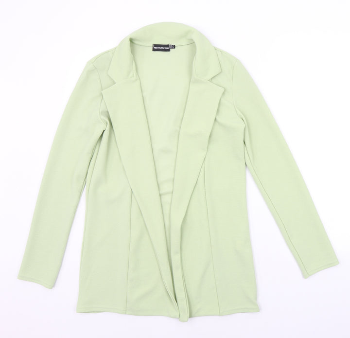 PRETTYLITTLETHING Womens Green   Cardigan Jumper Size 10