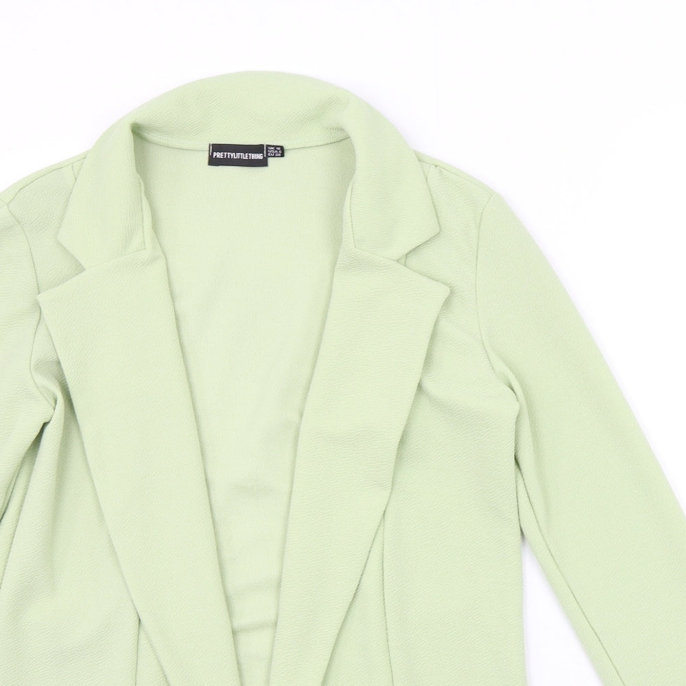 PRETTYLITTLETHING Womens Green   Cardigan Jumper Size 10