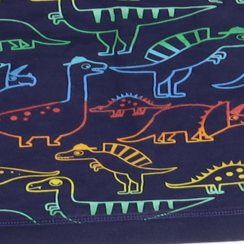 Blue Zoo Baby Blue Geometric  Pullover Jumper Size 3-6 Months  - DINOSAUR