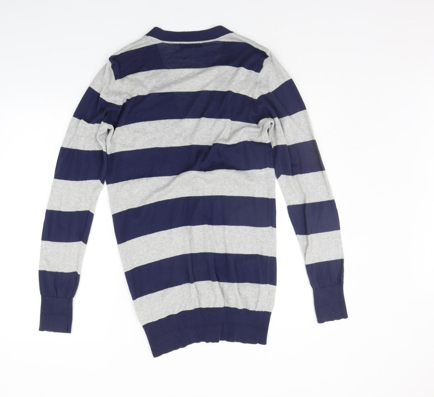 Atmosphere Womens Blue Striped  Cardigan Jumper Size 12