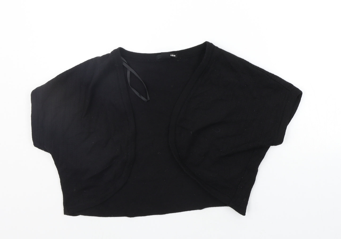 H&M Womens Black   Cardigan Jumper Size L